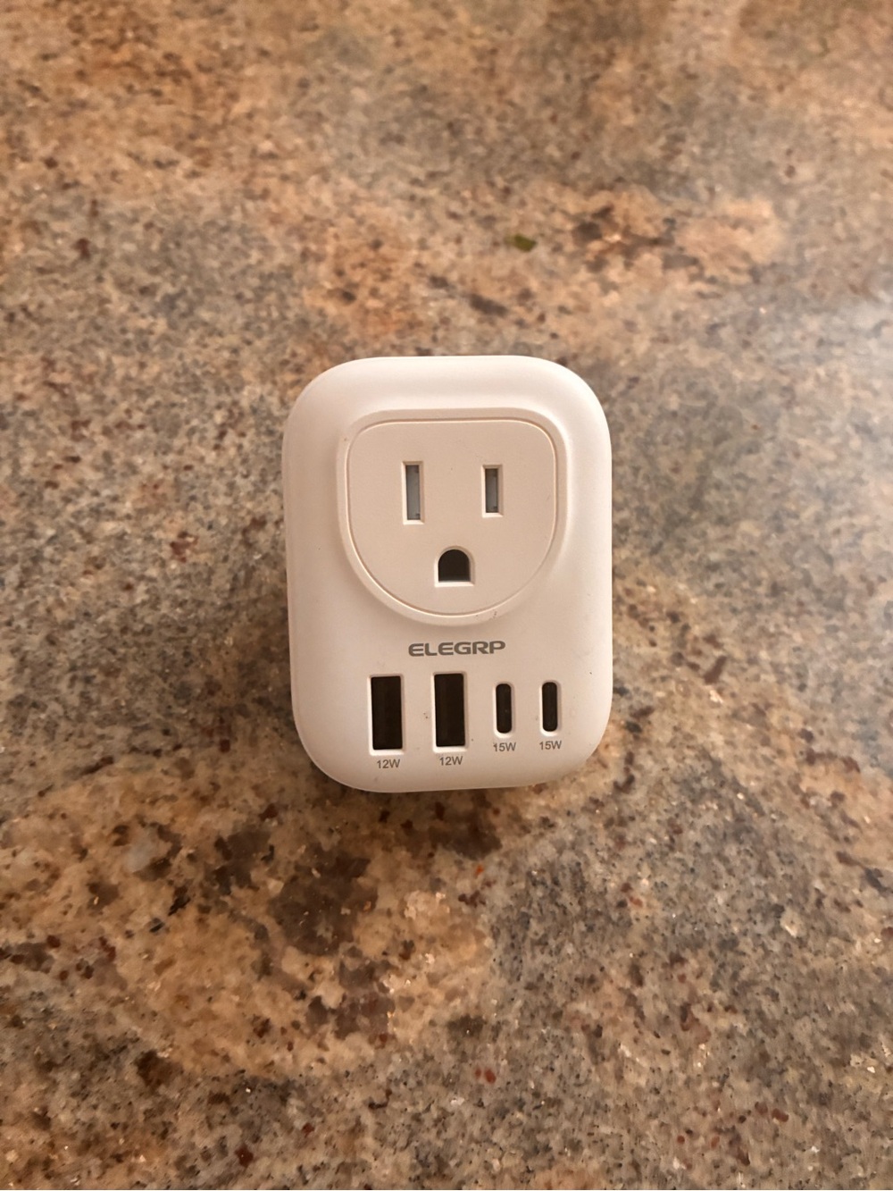 European Euro USB A and C Wall Charger Adapter AC Outlet Plug